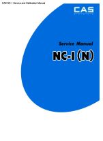 NC-1 Service and Calibration